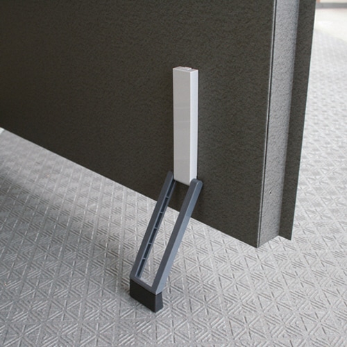 ノムラテック ドアストッパーf マグネットタイプ ライトグレー&グレー N-2368 1個(ご注文単位1個)【直送品】