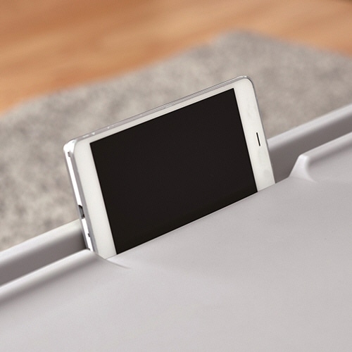 YAMAZEN コンパクトフリーテーブル ライトグレー CFT-5035(LGY) 1台(ご注文単位1台)【直送品】