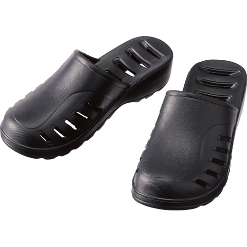 オクムラ ウォーターパスサンダル ブラック L(26.0-27.5cm) 1足(ご注文単位1足)【直送品】