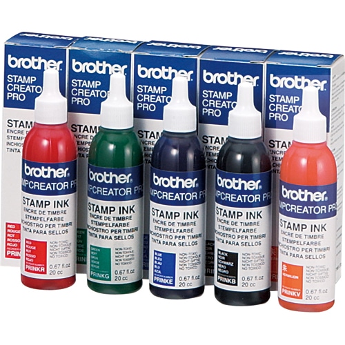 ブラザー ブラザースタンプ用補充インク 赤 20cc PRINKR 1本(ご注文単位1本)【直送品】