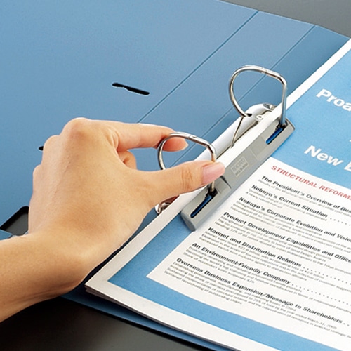 コクヨ　DリングファイルS型　再生PP表紙　B5タテ　2穴　300枚収容　背幅45mm　緑　フ-FD431NG　1冊（ご注文単位1冊）【直送品】