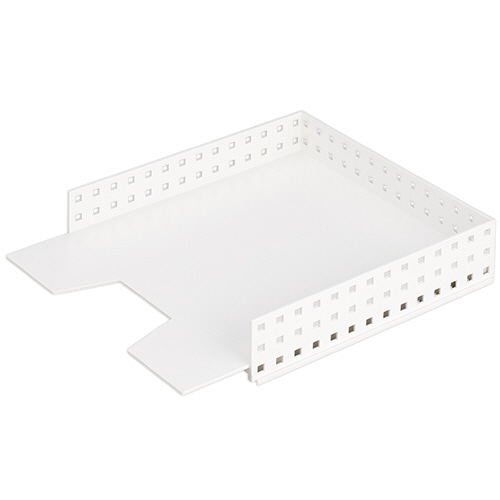 吉川国工業所　マルチファイルトレー　A4タテ　ホワイト　CB-9029（W）　1個（ご注文単位1個）【直送品】