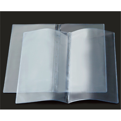 SEF ドリンク・デザートメニュー用クリアポケット 4ページ分 1パック(2枚)(ご注文単位1パック)【直送品】