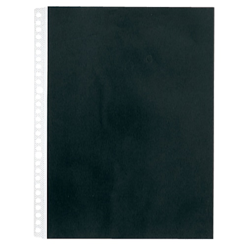 キングジム　カラーベースポケット　A4タテ　2・4・30穴　黒　103CP-BK　1パック（10枚）（ご注文単位1パック）【直送品】