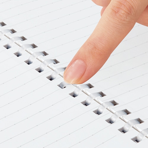 コクヨ ソフトリングノート(ドット入り罫線) A5 B罫 50枚 オレンジ ス-SV331BT-YR 1冊(ご注文単位1冊)【直送品】