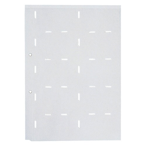 キングジム　名刺ホルダー台紙　A4タテ　2穴　両面20ポケット　タテ入れ　グレー　89D　1パック（10枚）（ご注文単位1パック）【直送品】