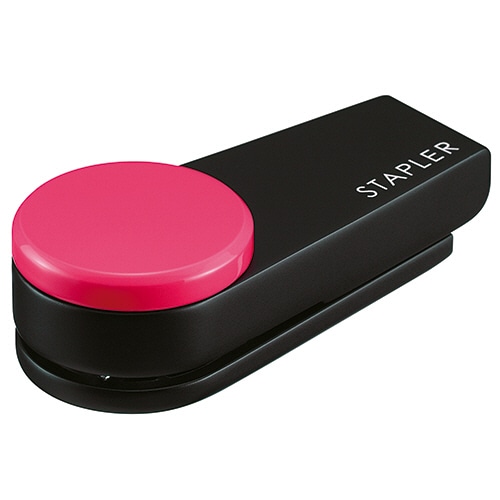 マックス　カラーギミック　10枚とじ　ピンク　HD-10XS／P　1個（ご注文単位1個）【直送品】