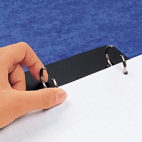 リヒトラブ リングファイル A3ヨコ 2穴 200枚収容 背幅35mm 藍 F-835 1冊(ご注文単位1冊)【直送品】