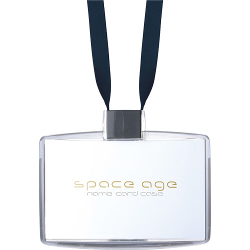 ソニック　space　age　ネームカードホルダー　名刺サイズ　ブラック　EX-2604-D　1個（ご注文単位1個）【直送品】