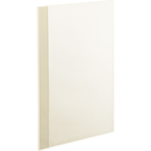 TANOSEE　薄型クリアブック（角まる）　A4タテ　10ポケット　背幅3mm　クリア　1パック（5冊）（ご注文単位1パック）【直送品】