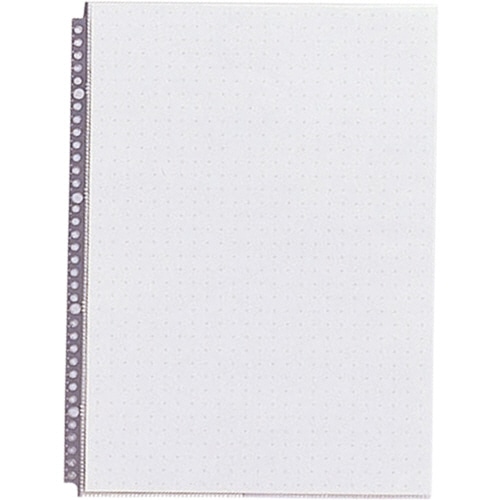 リヒトラブ　ルポ・リーンフォース・クリヤーポケット　B4タテ　2・4・36穴　グレー台紙　N-2007　1パック（10枚）（ご注文単位1パック）【直送品】