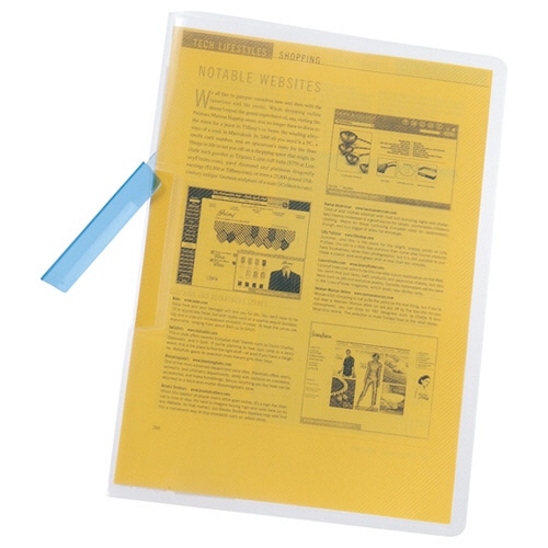 セキセイ クリップインファイル A4タテ 20枚収容 クリア SSS-115-90 1冊(ご注文単位1冊)【直送品】