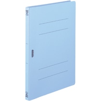 ビュートン　フラットファイルPP　A4タテ　160枚収容　背幅18mm　ブルー　FF-A4S-B　1冊（ご注文単位1冊）【直送品】