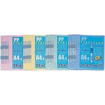 ビュートン　フラットファイルPP　A4タテ　160枚収容　背幅18mm　イエロー　FF-A4S-Y5　1パック（5冊）（ご注文単位1パック）【直送品】