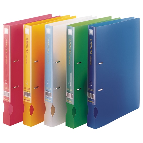 ビュートン　Dリングファイル　A4タテ　250枚収容　背幅34mm　クリヤー　DRF-A4-C　1冊（ご注文単位1冊）【直送品】