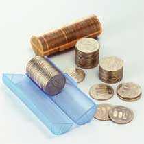 エンゲルス コインストッカー 100円硬貨用 S-100 1個(ご注文単位1個)【直送品】