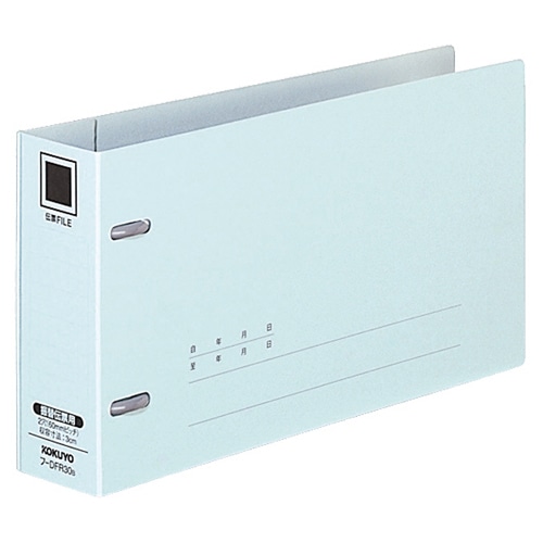 コクヨ　伝票ファイル　振替伝票用　2穴　背幅45mm　青　フ-DFR30B　1冊（ご注文単位1冊）【直送品】