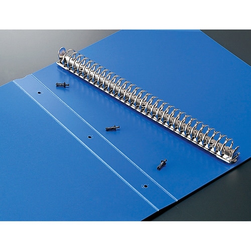 コクヨ クリヤーブック(ウェーブカットポケット・替紙式) A4タテ 30穴 25ポケット付属 背幅33mm ダークグレー ラ-T730DM 1冊(ご注文単位1冊)【直送品】