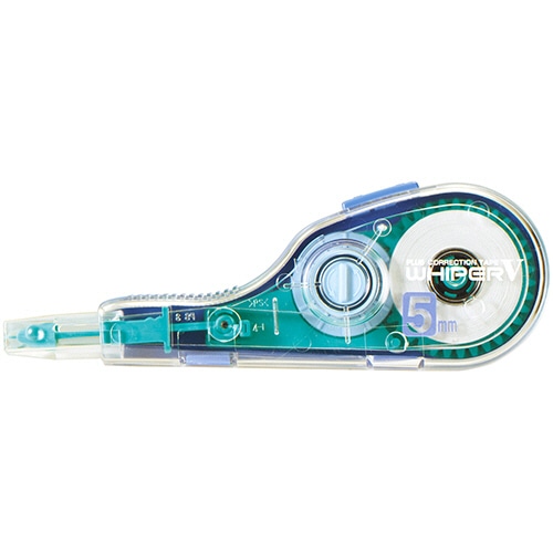 プラス　修正テープ　ホワイパーV　本体　5mm幅×10m　グリーン　WH-105T　1個（ご注文単位1個）【直送品】