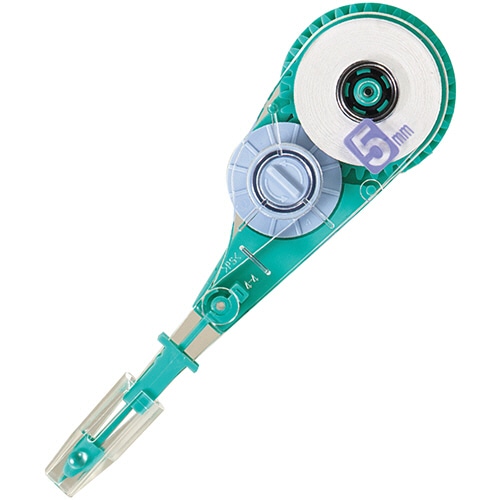 プラス　修正テープ　ホワイパーV　交換テープ　5mm幅×10m　グリーン　WH-105TR　1個（ご注文単位1個）【直送品】