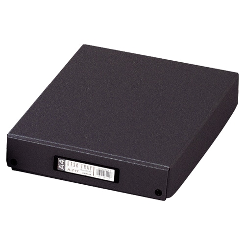 リヒトラブ　デスクトレー　A4　ブラック　A-717　1個（ご注文単位1個）【直送品】