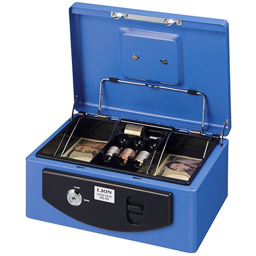ライオン事務器　手提金庫　SSサイズ（A5判以下収納サイズ）　HS-95　1台（ご注文単位1台）【直送品】
