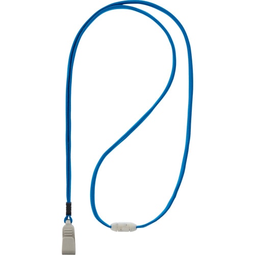 ライオン事務器　名札用ストラップ　ブルー　N-11AP　1本（ご注文単位1本）【直送品】