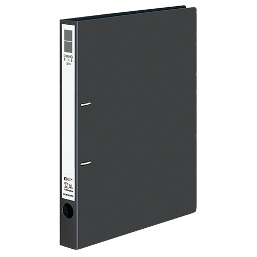コクヨ　Dリングファイル（ER）　A4タテ　2穴　200枚収容　20mmとじ　背幅34mm　ダークグレー　フ-UDR420DM　1冊（ご注文単位1冊）【直送品】