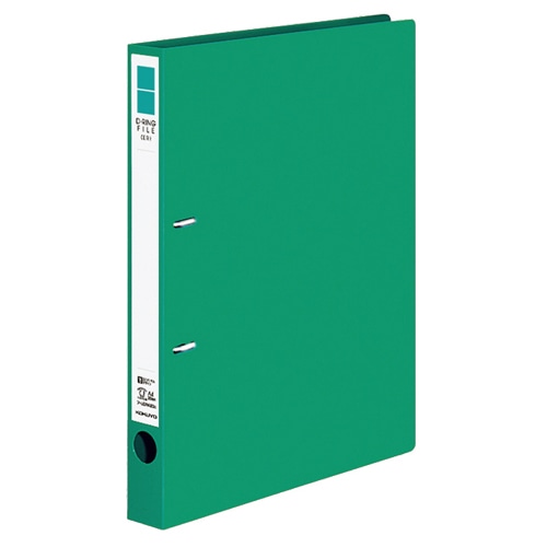 コクヨ　Dリングファイル（ER）　A4タテ　2穴　200枚収容　20mmとじ　背幅34mm　緑　フ-UDR420G　1冊（ご注文単位1冊）【直送品】