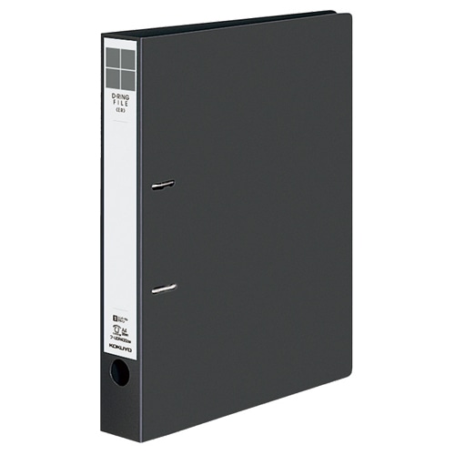 コクヨ　Dリングファイル（ER）　A4タテ　2穴　300枚収容　30mmとじ　背幅45mm　ダークグレー　フ-UDR430DM　1冊（ご注文単位1冊）【直送品】