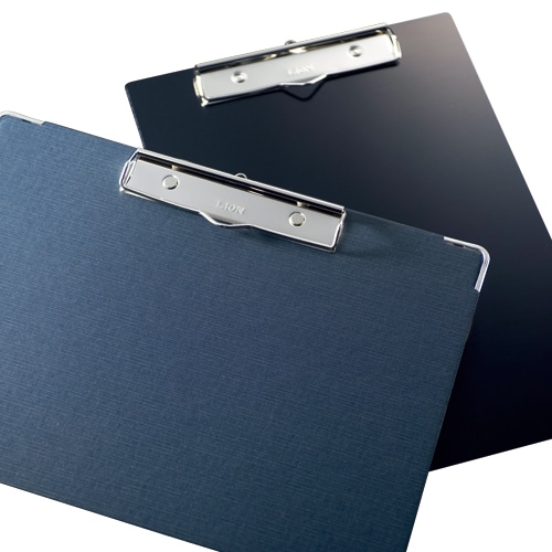 ライオン事務器 ボール用箋挟 A4タテ 紺 No.120 1枚(ご注文単位1枚)【直送品】