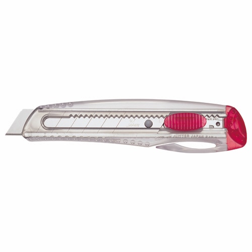 NTカッター　ジュニアL型カッター　クリアレッド　iL-120P（R）　1本（ご注文単位1本）【直送品】