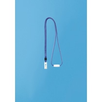 ライオン事務器　名札用ストラップ　ブルー　N-4P　1本（ご注文単位1本）【直送品】