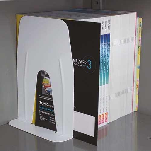 ソニック ブックエンド 超特大 A4ぴったりサイズ 黒 DA-5813-D 1組(2枚)(ご注文単位1組)【直送品】