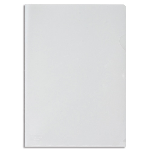 キングジム　クリアーホルダーリサイクル　A4タテ　乳白　735R10-M　1パック（10枚）（ご注文単位1パック）【直送品】