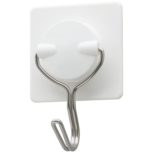 オート　粘着自在フック　耐荷重2.0kg　白　OH-7Nシロ　1パック（2個）（ご注文単位1パック）【直送品】