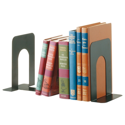 ソニック ブックエンド 大 ブラック GP-624 1組(2枚)(ご注文単位1組)【直送品】