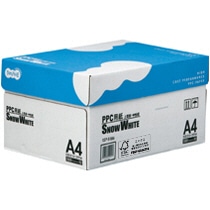 TANOSEE PPC用紙 SNOW WHITE A4 1箱(5000枚:500枚×10冊)(ご注文単位1箱)【直送品】