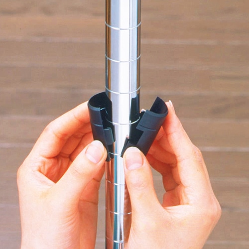 アイリスオーヤマ メタルラック 棚板固定部品 MR-4K 1セット(4個)(ご注文単位1セット)【直送品】