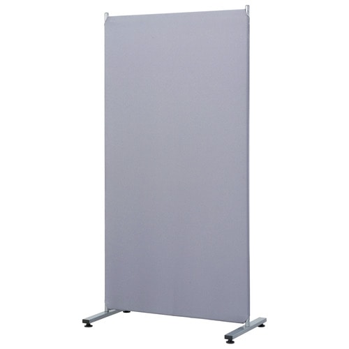 ナカバヤシ　簡易パーティション　クロス張り　幅800×奥行420×高さ1600mm　グレー　PTS-1680N　1台（ご注文単位1台）【直送品】