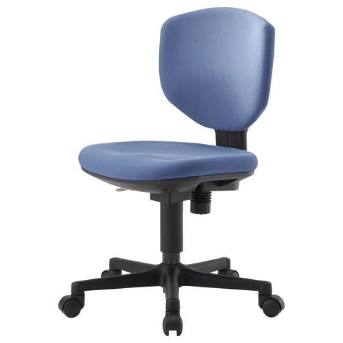 アイリスチトセ　BIT-EXオフィスチェア　肘なし　ブルー　BIT-EX43L0-F　1脚（ご注文単位1脚）【直送品】