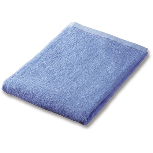 業務用スレンカラーバスタオル　ライトブルー　1枚（ご注文単位1枚）【直送品】