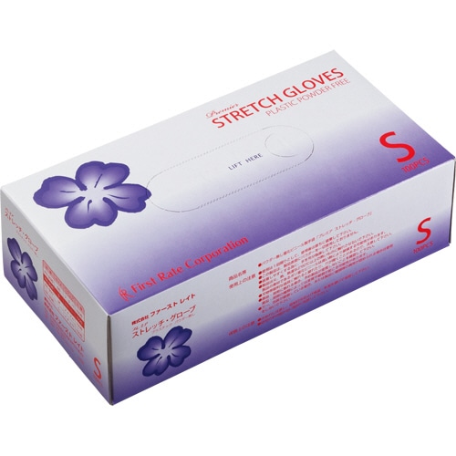 ファーストレイト　プレミアストレッチグローブ　パウダーフリー　S　FR-936　1箱（100枚）（ご注文単位1箱）【直送品】