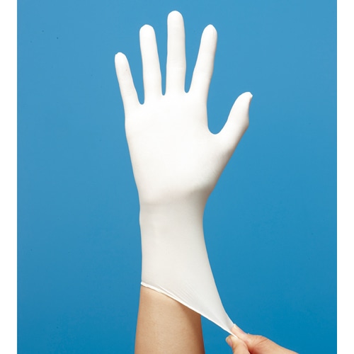 ファーストレイト　プレミアニトリルPFグローブ　パウダーフリー　ホワイト　L　FR-858　1箱（100枚）（ご注文単位1箱）【直送品】