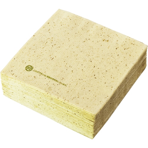 きんだい 茶殻ナプキン 4折 CP4A1P 1パック(100枚)(ご注文単位1パック)【直送品】