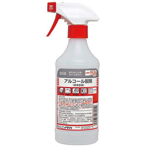 ニイタカ　アルコール製剤用専用スプレー容器　500ml　SW-988-028-0　1本（ご注文単位1本）【直送品】