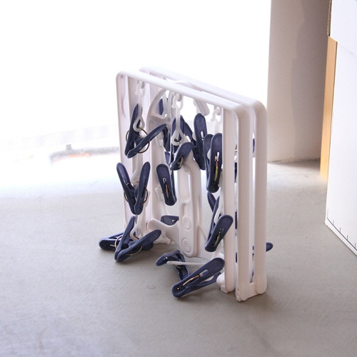 アイセン ミニ角ハンガー ピンチ16個付 LK402 1個(ご注文単位1個)【直送品】