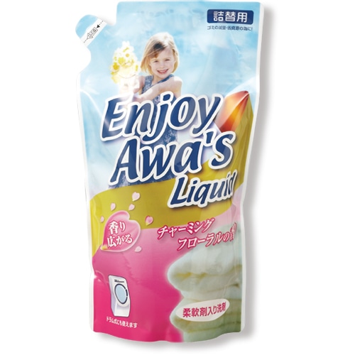 ロケット石鹸　エンジョイアワーズ　液体洗剤　詰替用　800g　091567　1個（ご注文単位1個）【直送品】