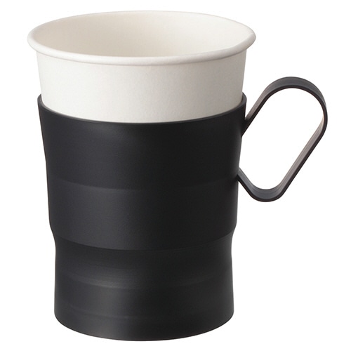 ストリックスデザイン　カップホルダー　ブラック　1パック（5個）（ご注文単位1パック）【直送品】