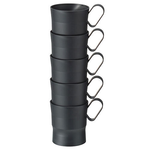 ストリックスデザイン カップホルダー ブラック 1パック(5個)(ご注文単位1パック)【直送品】